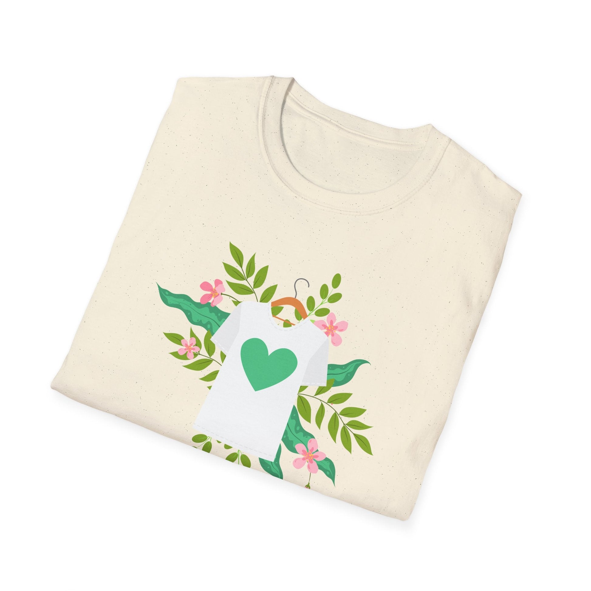 Botanical Love T-Shirt, Floral Graphic Tee, Nature Lover Shirt, Spring Apparel, Eco - Friendly Gift - MaisonThreadory