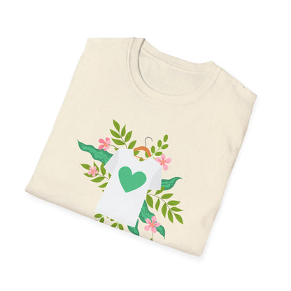 Botanical Love T-Shirt, Floral Graphic Tee, Nature Lover Shirt, Spring Apparel, Eco - Friendly Gift - MaisonThreadory