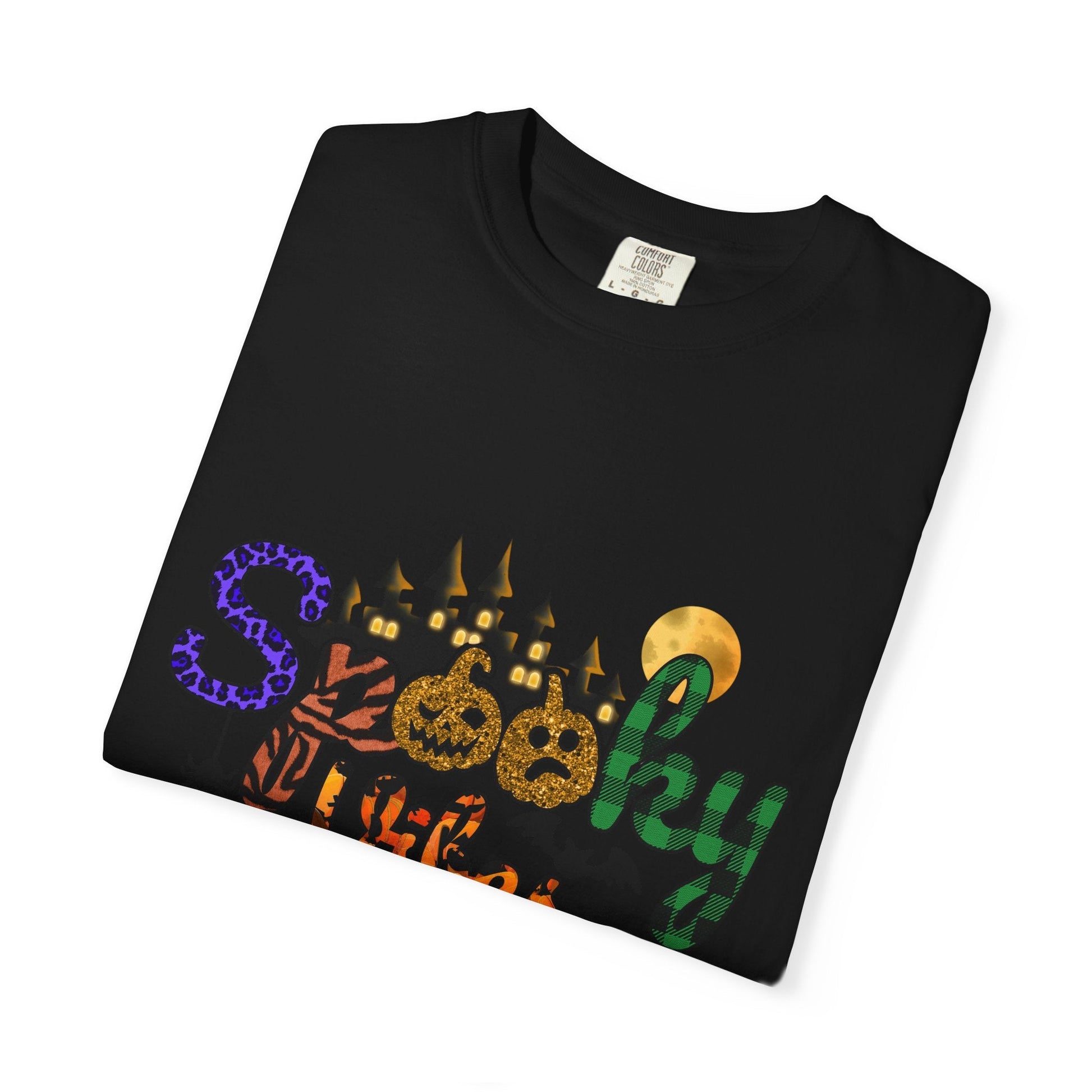 Spooky Vibes T-Shirt, Halloween Shirt, Unisex Tee, Fall Fashion, Casual Wear, Gift for Haunted Lovers - MaisonThreadory