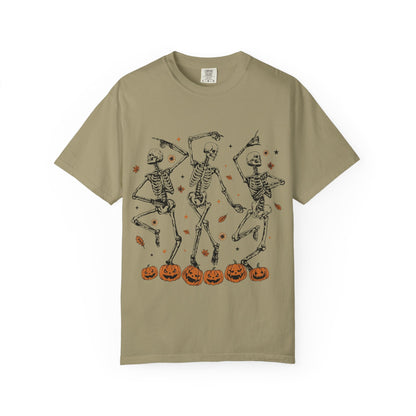 Spooky Skeleton Dance T-Shirt | Halloween, Fall Fashion, Unisex Tee, Graphic Shirt, Casual Wear - MaisonThreadory