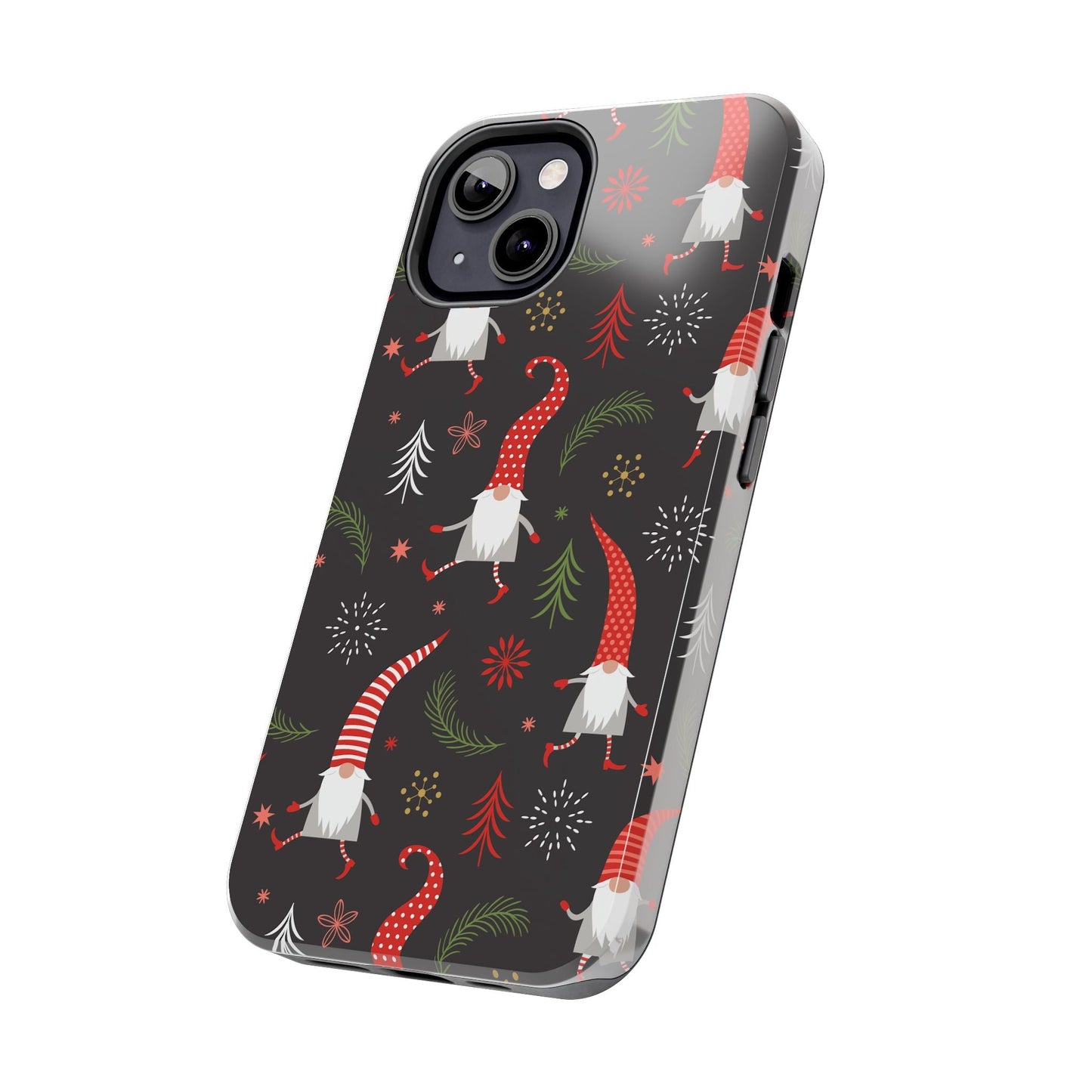 Gnomes & Holiday Cheer Tough Phone Cases, Cute Phone Accessories, Holiday Gift, Gnome Phone Cover, Festive Phone Protection, Winter Decor - MaisonThreadory