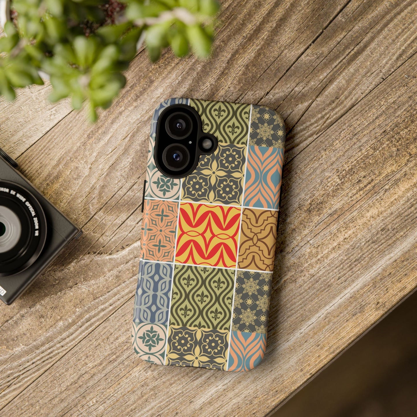 Decorative Phone Cases, Unique Phone Cover, Stylish iPhone Case, Gift for Phone Lovers, Trendy Tech Accessories - MaisonThreadory