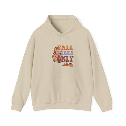 Fall Vibes Hoodie - Cozy Unisex Sweatshirt for Autumn, Halloween, Thanksgiving, Casual Wear, Gift Idea - MaisonThreadory