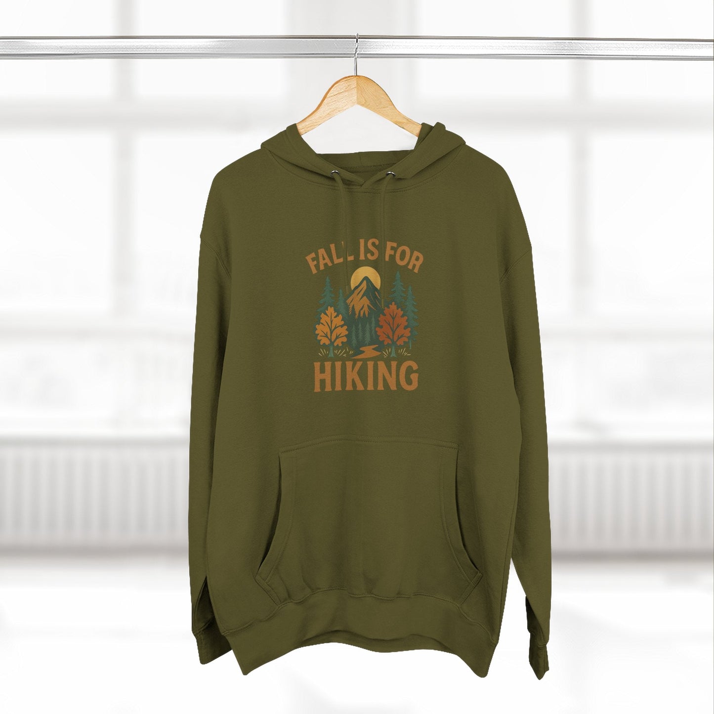 Cozy Hiking Hoodie - Fall Is For Hiking, Perfect Gift for Nature Lovers, Outdoor Apparel, Autumn Style, Unisex Sweatshirt - MaisonThreadory