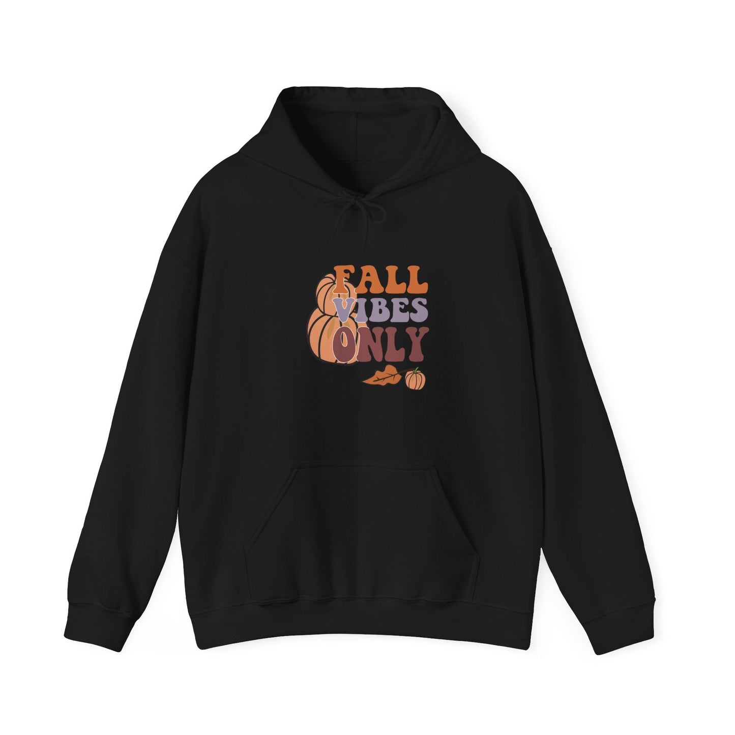 Fall Vibes Hoodie - Cozy Unisex Sweatshirt for Autumn, Halloween, Thanksgiving, Casual Wear, Gift Idea - MaisonThreadory