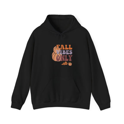 Fall Vibes Hoodie - Cozy Unisex Sweatshirt for Autumn, Halloween, Thanksgiving, Casual Wear, Gift Idea - MaisonThreadory