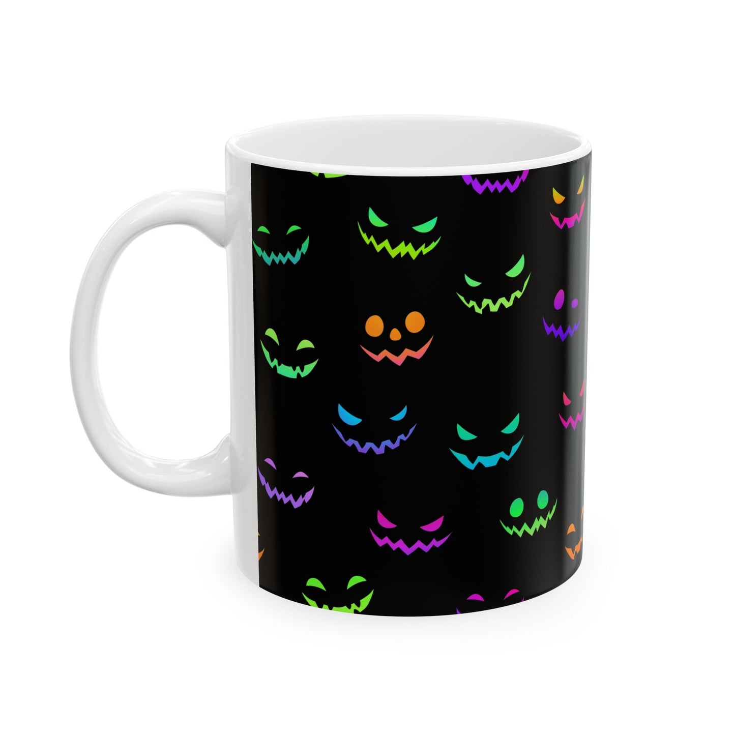 Spooky Halloween Mug, Halloween Coffee Cup, Cute Scary Mug, Perfect for Fall Decor, Unique Gift for Monster Lovers - MaisonThreadory