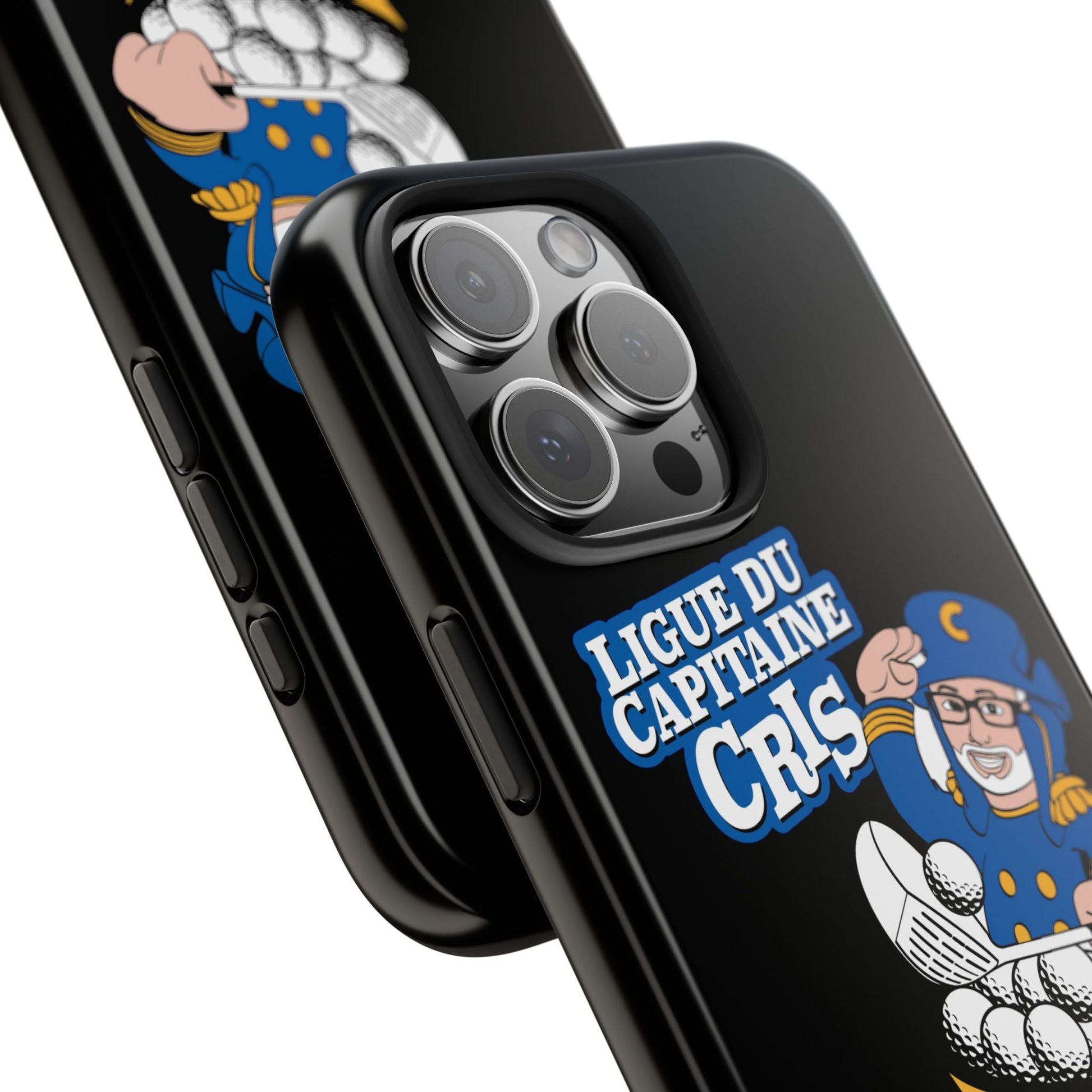 Ligue du Capitaine Cris Tough Phone Cases | Unique Gift for Sports Fans, Durable Protection, Fun & Stylish Design, Baseball Lover's [...] - MaisonThreadory