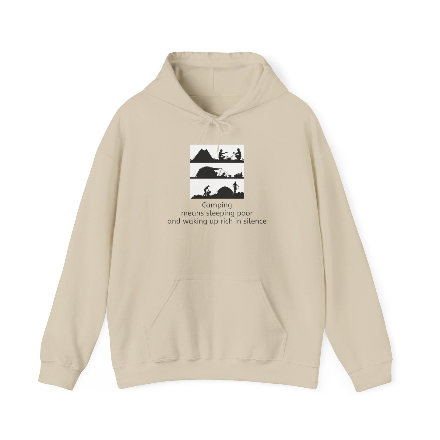 Camping Adventure Hoodie - Unisex Heavy Blend - Cozy Sweatshirt for Nature Lovers - Outdoor Gift - Travel Hoodie - MaisonThreadory