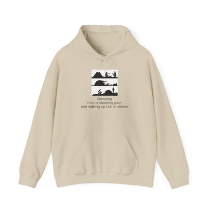 Camping Adventure Hoodie - Unisex Heavy Blend - Cozy Sweatshirt for Nature Lovers - Outdoor Gift - Travel Hoodie - MaisonThreadory
