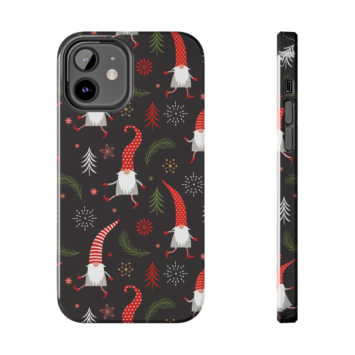 Gnomes & Holiday Cheer Tough Phone Cases, Cute Phone Accessories, Holiday Gift, Gnome Phone Cover, Festive Phone Protection, Winter Decor - MaisonThreadory