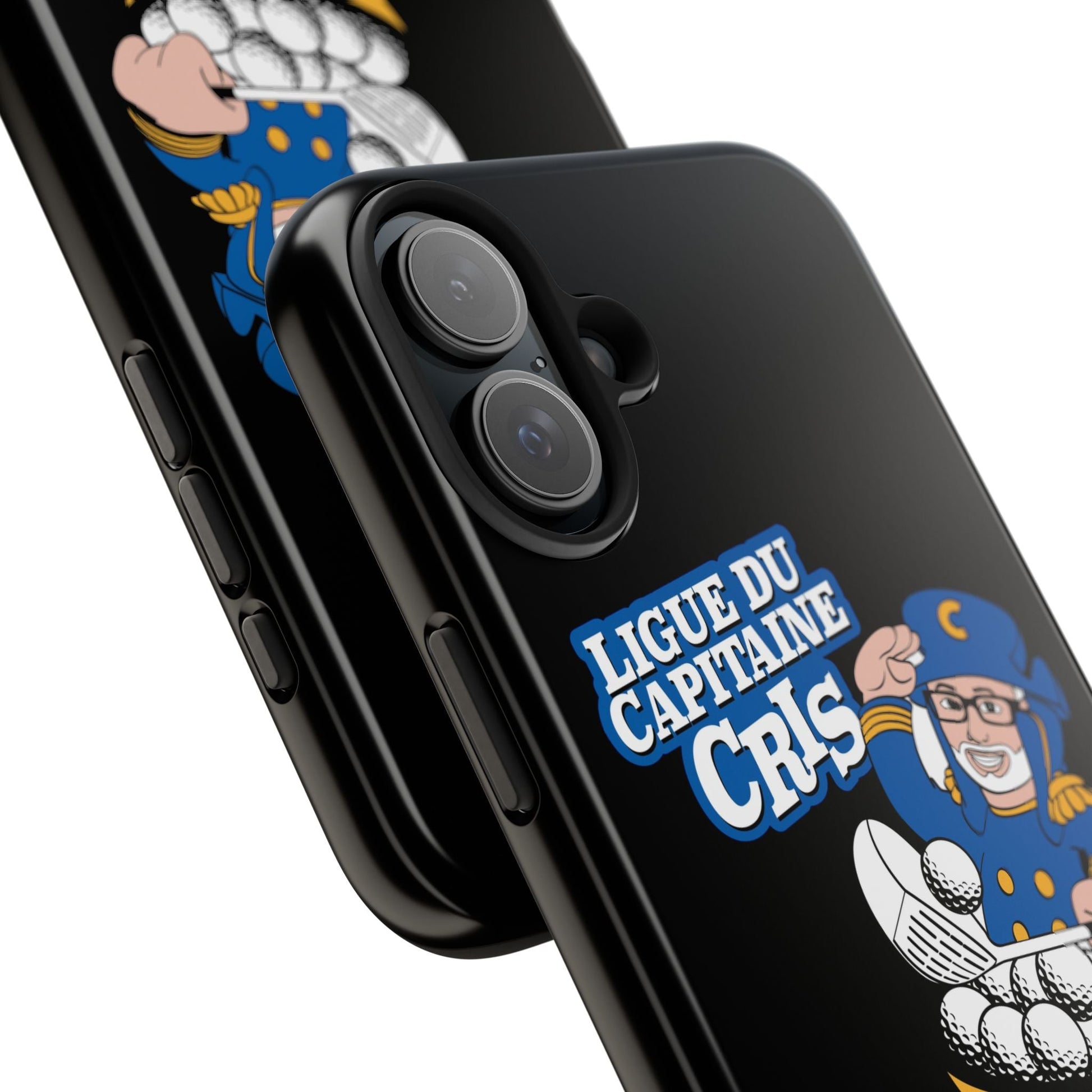 Ligue du Capitaine Cris Tough Phone Cases | Unique Gift for Sports Fans, Durable Protection, Fun & Stylish Design, Baseball Lover's [...] - MaisonThreadory