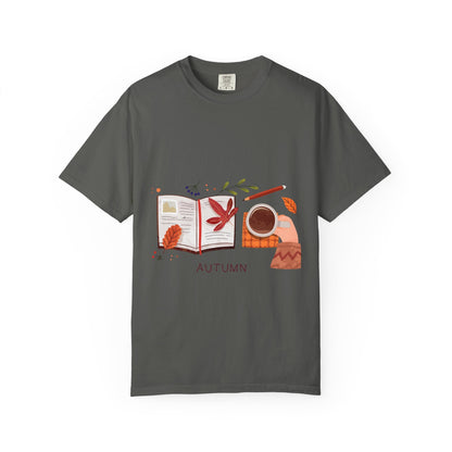 Autumn - Themed Unisex T-Shirt - Cozy Fall Tee, Perfect Gift for Thanksgiving, Casual Everyday Wear, Seasonal Fashion, Pumpkin Spice Vibes - MaisonThreadory