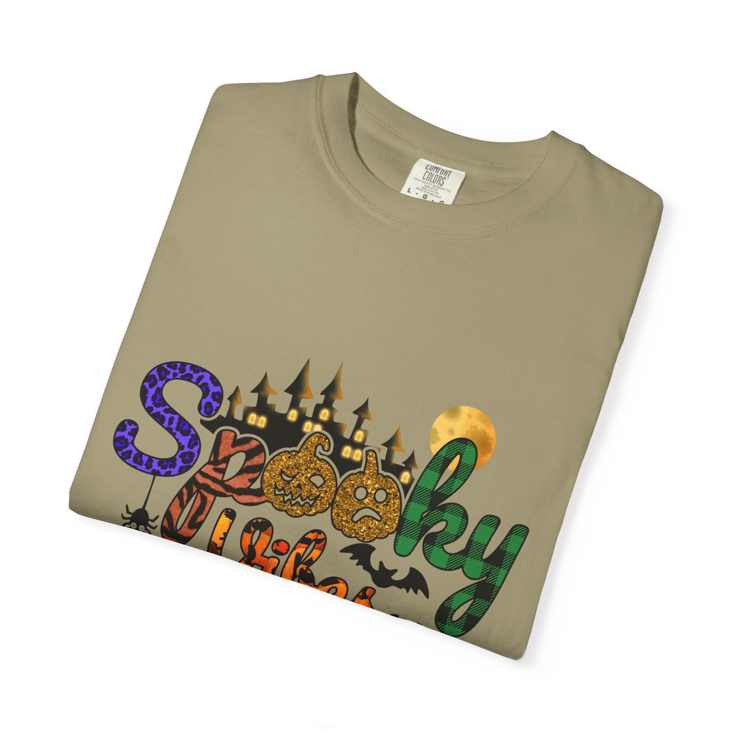 Spooky Vibes T-Shirt, Halloween Shirt, Unisex Tee, Fall Fashion, Casual Wear, Gift for Haunted Lovers - MaisonThreadory