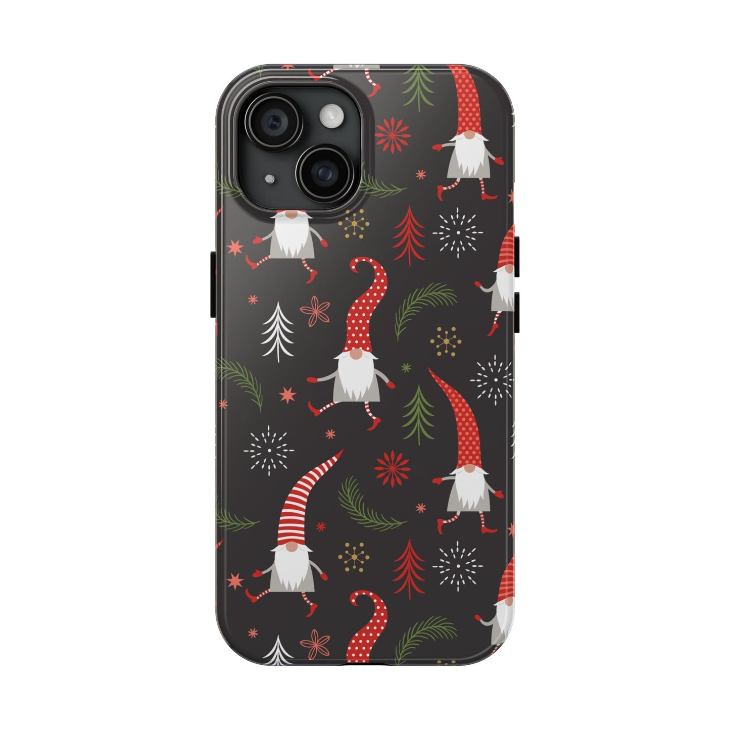 Gnomes & Holiday Cheer Tough Phone Cases, Cute Phone Accessories, Holiday Gift, Gnome Phone Cover, Festive Phone Protection, Winter Decor - MaisonThreadory