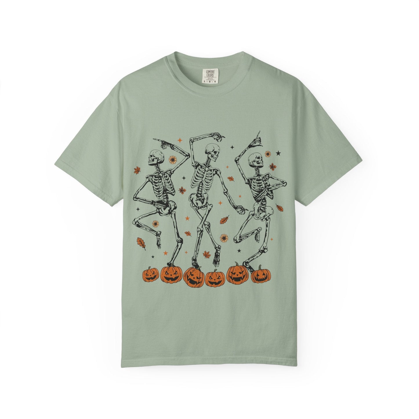 Spooky Skeleton Dance T-Shirt | Halloween, Fall Fashion, Unisex Tee, Graphic Shirt, Casual Wear - MaisonThreadory