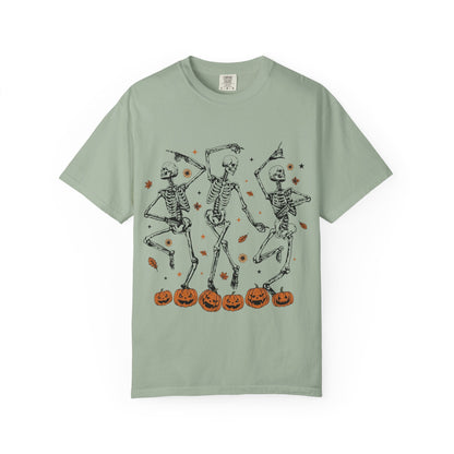 Spooky Skeleton Dance T-Shirt | Halloween, Fall Fashion, Unisex Tee, Graphic Shirt, Casual Wear - MaisonThreadory