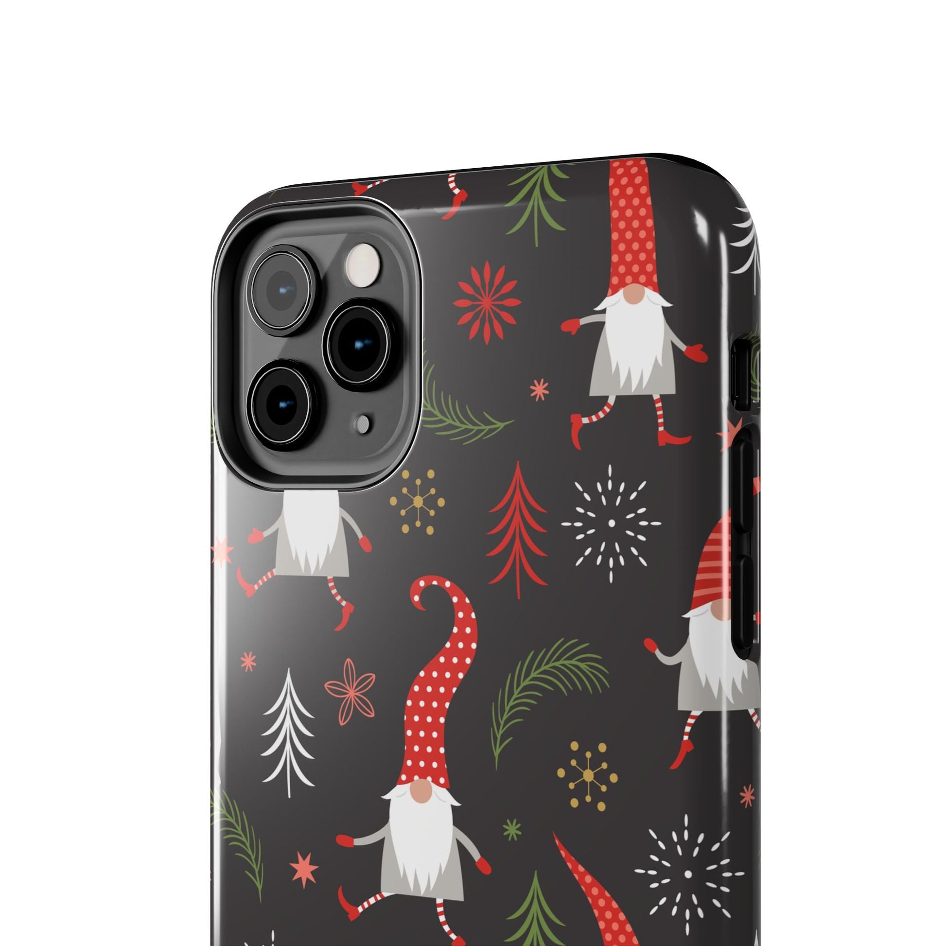 Gnomes & Holiday Cheer Tough Phone Cases, Cute Phone Accessories, Holiday Gift, Gnome Phone Cover, Festive Phone Protection, Winter Decor - MaisonThreadory