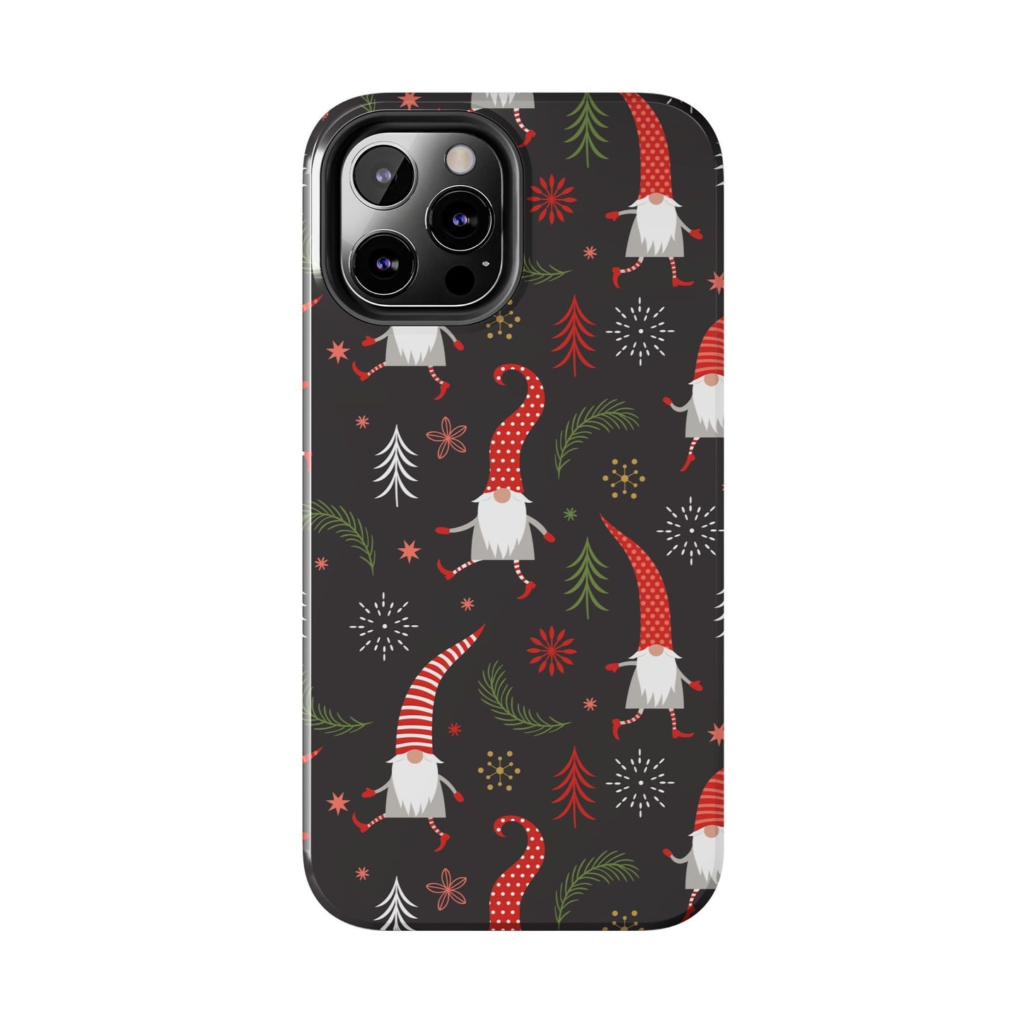 Gnomes & Holiday Cheer Tough Phone Cases, Cute Phone Accessories, Holiday Gift, Gnome Phone Cover, Festive Phone Protection, Winter Decor - MaisonThreadory