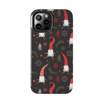 Gnomes & Holiday Cheer Tough Phone Cases, Cute Phone Accessories, Holiday Gift, Gnome Phone Cover, Festive Phone Protection, Winter Decor - MaisonThreadory