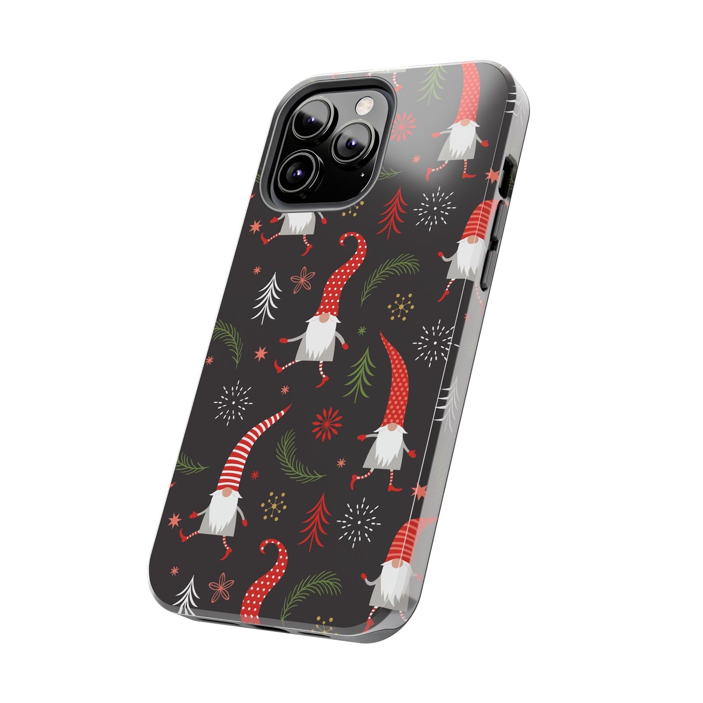 Gnomes & Holiday Cheer Tough Phone Cases, Cute Phone Accessories, Holiday Gift, Gnome Phone Cover, Festive Phone Protection, Winter Decor - MaisonThreadory