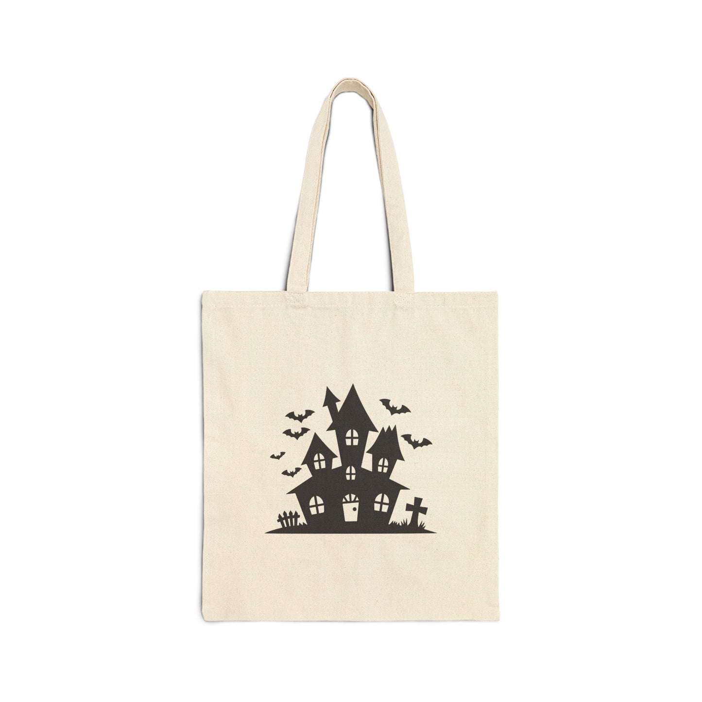 Spooky Halloween Tote Bag, Reusable Grocery Bag, Trick or Treat Bag, Eco - Friendly Shopping Tote, Halloween Party Favor - MaisonThreadory