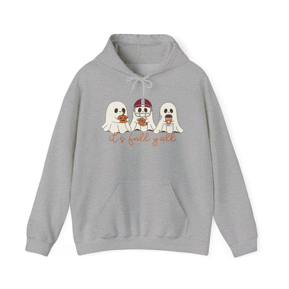 Fall - Themed Hooded Sweatshirt, Cozy Fall Hoodie, Unisex Halloween Apparel, Autumn Fashion Sweatshirt, Perfect Halloween Gift - MaisonThreadory