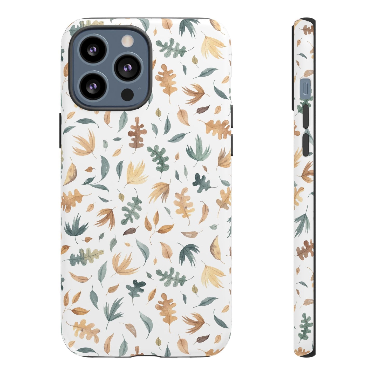 Stylish Floral Phone Case - Tough Cases, Nature - Inspired Design, Gift for Her, Phone Accessory, Floral Pattern Cover - MaisonThreadory
