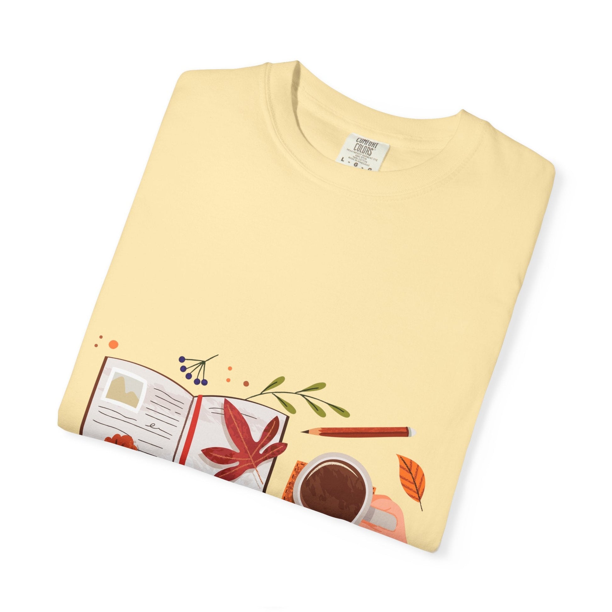 Autumn - Themed Unisex T-Shirt - Cozy Fall Tee, Perfect Gift for Thanksgiving, Casual Everyday Wear, Seasonal Fashion, Pumpkin Spice Vibes - MaisonThreadory