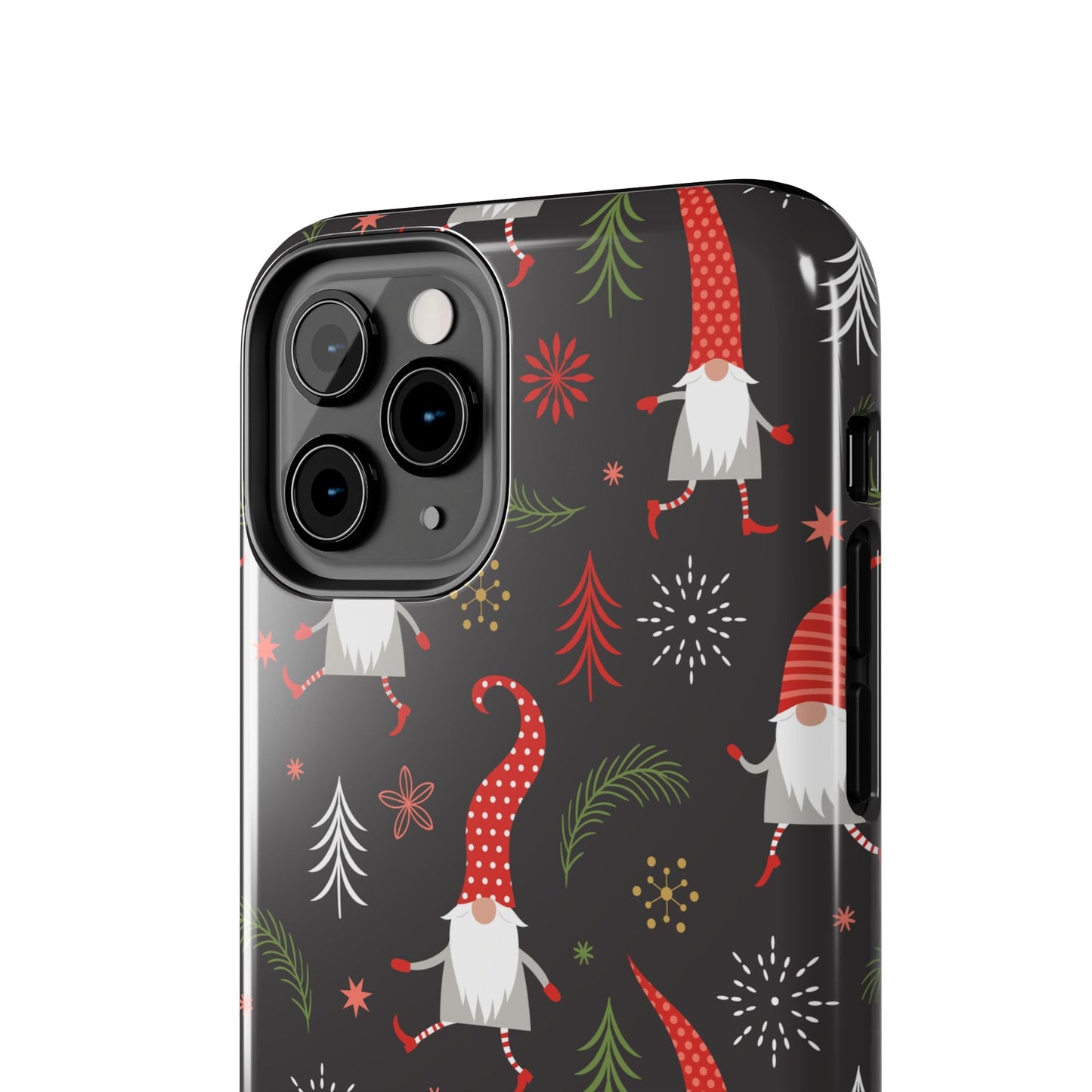 Gnomes & Holiday Cheer Tough Phone Cases, Cute Phone Accessories, Holiday Gift, Gnome Phone Cover, Festive Phone Protection, Winter Decor - MaisonThreadory