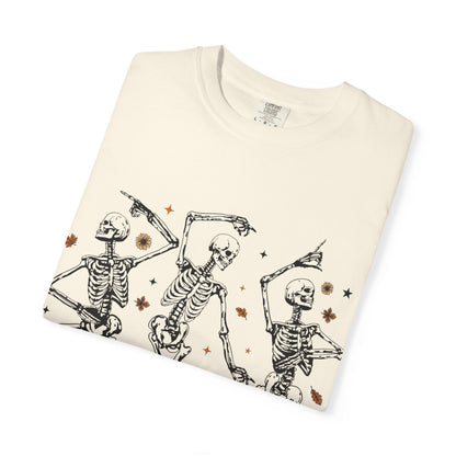 Spooky Skeleton Dance T-Shirt | Halloween, Fall Fashion, Unisex Tee, Graphic Shirt, Casual Wear - MaisonThreadory
