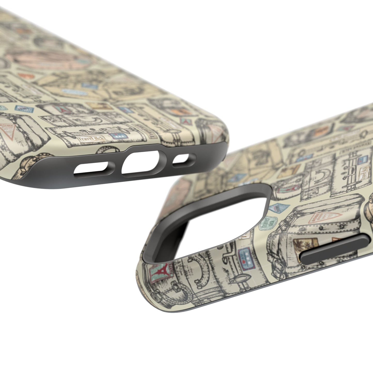 Travel - Inspired Magnetic Tough Cases, Unique Phone Accessories, Perfect for Adventurers, Great Gift for Travelers or Holidays - MaisonThreadory