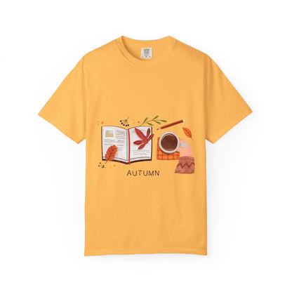 Autumn - Themed Unisex T-Shirt - Cozy Fall Tee, Perfect Gift for Thanksgiving, Casual Everyday Wear, Seasonal Fashion, Pumpkin Spice Vibes - MaisonThreadory