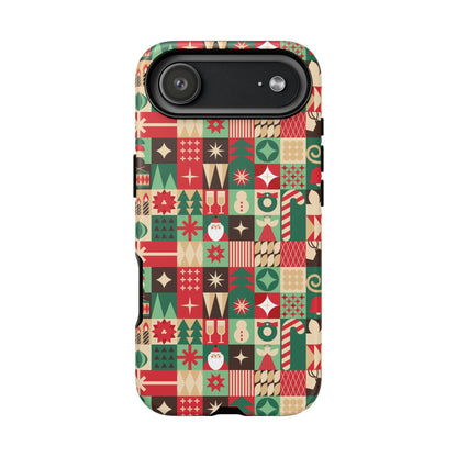 Festive Phone Case - Holiday Patterns - MaisonThreadory