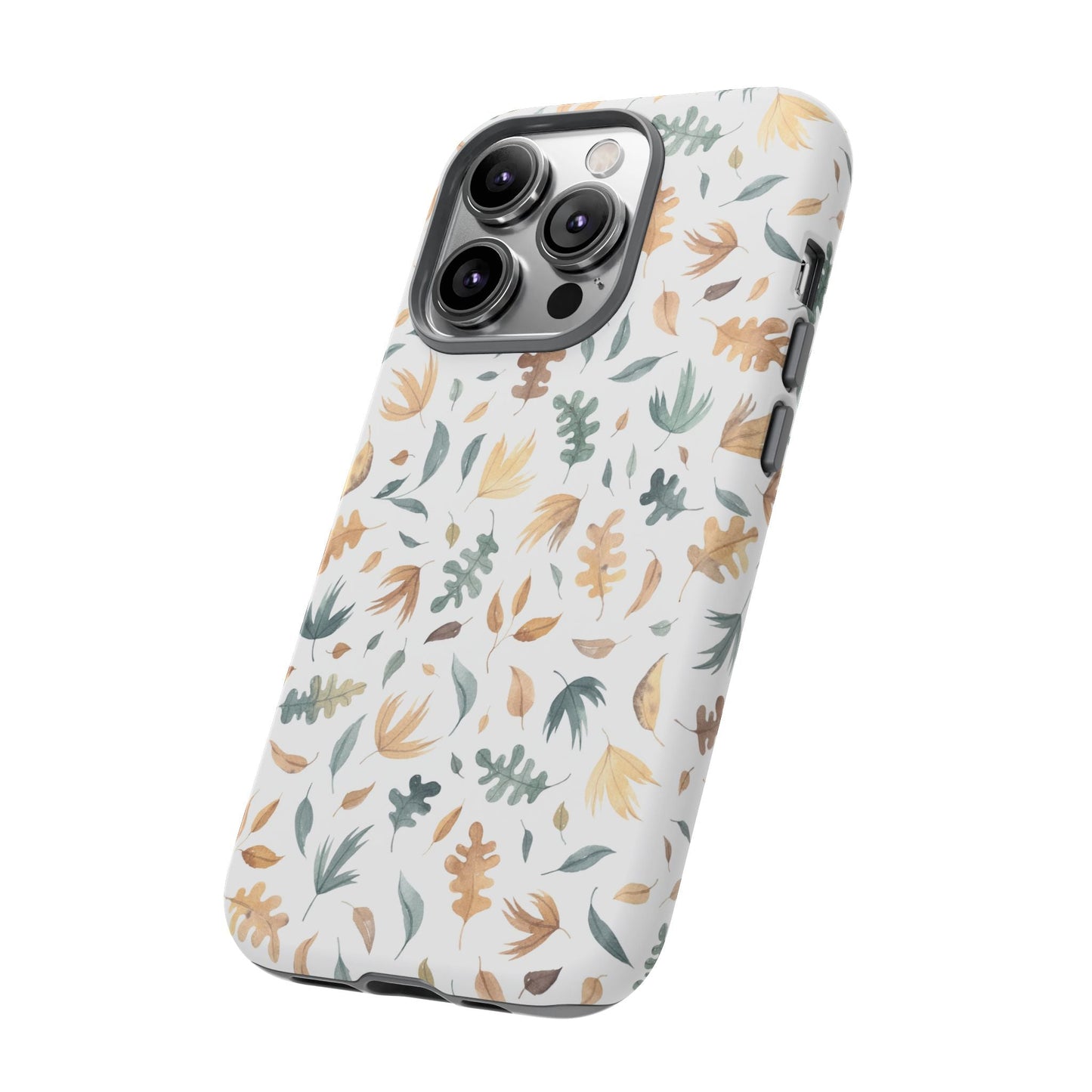 Stylish Floral Phone Case - Tough Cases, Nature - Inspired Design, Gift for Her, Phone Accessory, Floral Pattern Cover - MaisonThreadory