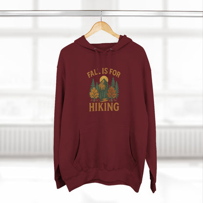 Cozy Hiking Hoodie - Fall Is For Hiking, Perfect Gift for Nature Lovers, Outdoor Apparel, Autumn Style, Unisex Sweatshirt - MaisonThreadory