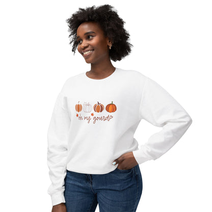 Fall Pumpkin Sweatshirt, Cozy Crewneck Sweater, Perfect for Autumn, Halloween, Thanksgiving Gift, Unisex Casual Fashion - MaisonThreadory