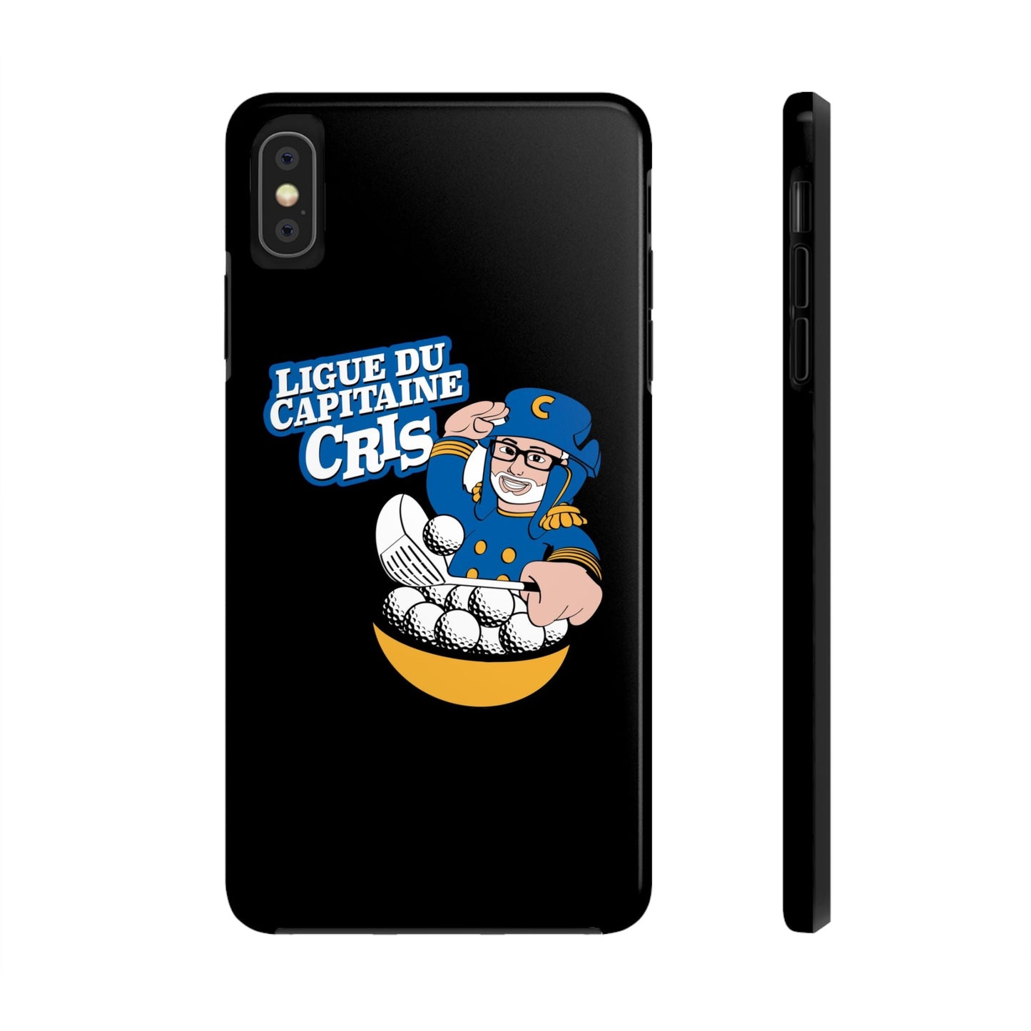 Ligue du Capitaine Cris Tough Phone Cases | Unique Gift for Sports Fans, Durable Protection, Fun & Stylish Design, Baseball Lover's [...] - MaisonThreadory