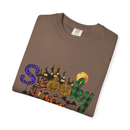 Spooky Vibes T-Shirt, Halloween Shirt, Unisex Tee, Fall Fashion, Casual Wear, Gift for Haunted Lovers - MaisonThreadory