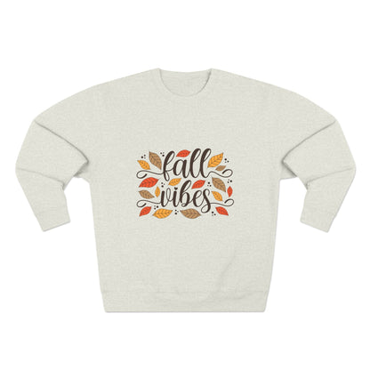 Cozy Fall Vibes Sweatshirt | Unisex Crewneck | Perfect for Autumn, Harvest Festivals, Casual Wear, Thanksgiving, Gift for Her - MaisonThreadory