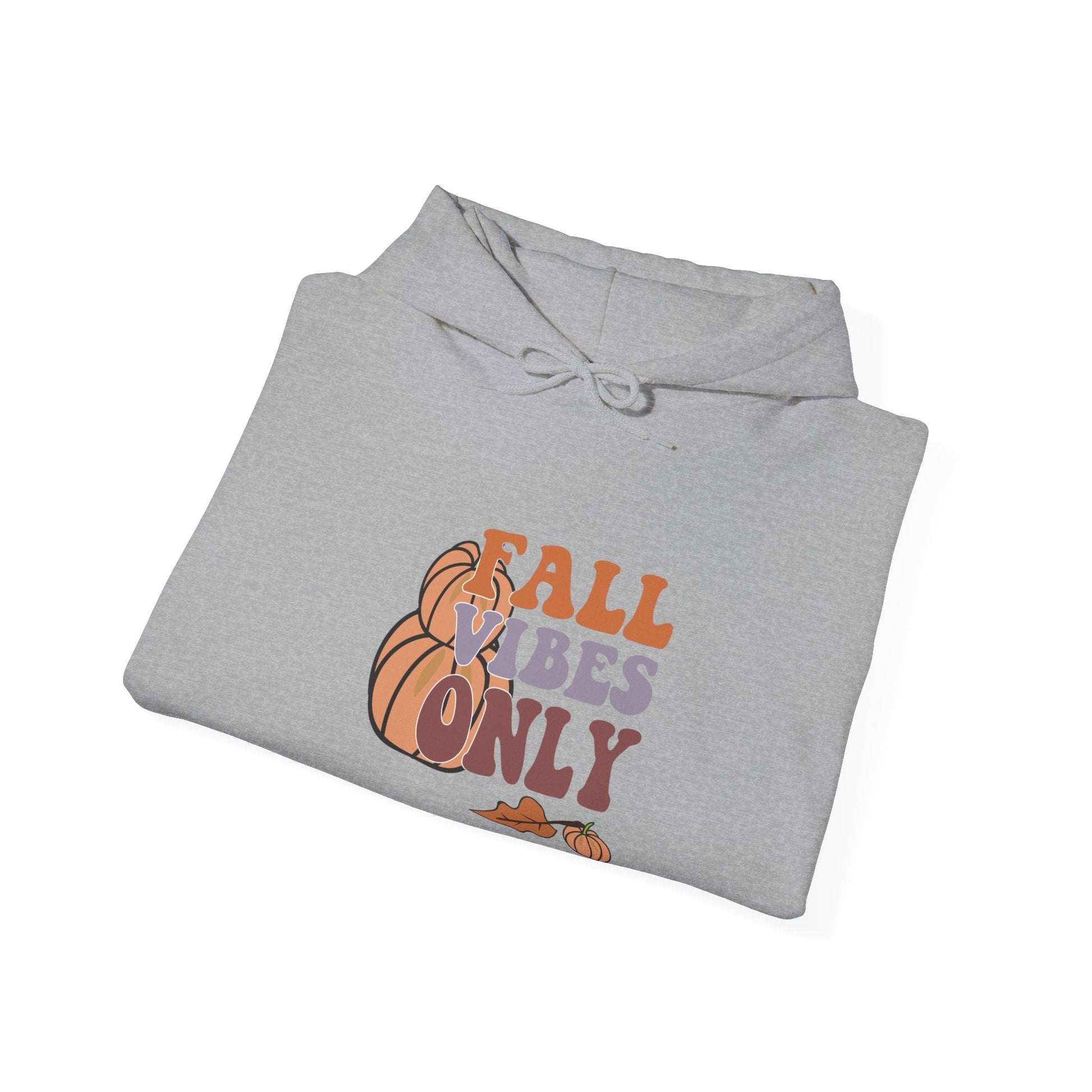 Fall Vibes Hoodie - Cozy Unisex Sweatshirt for Autumn, Halloween, Thanksgiving, Casual Wear, Gift Idea - MaisonThreadory