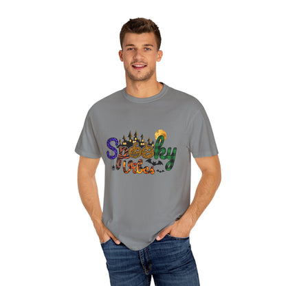 Spooky Vibes T-Shirt, Halloween Shirt, Unisex Tee, Fall Fashion, Casual Wear, Gift for Haunted Lovers - MaisonThreadory