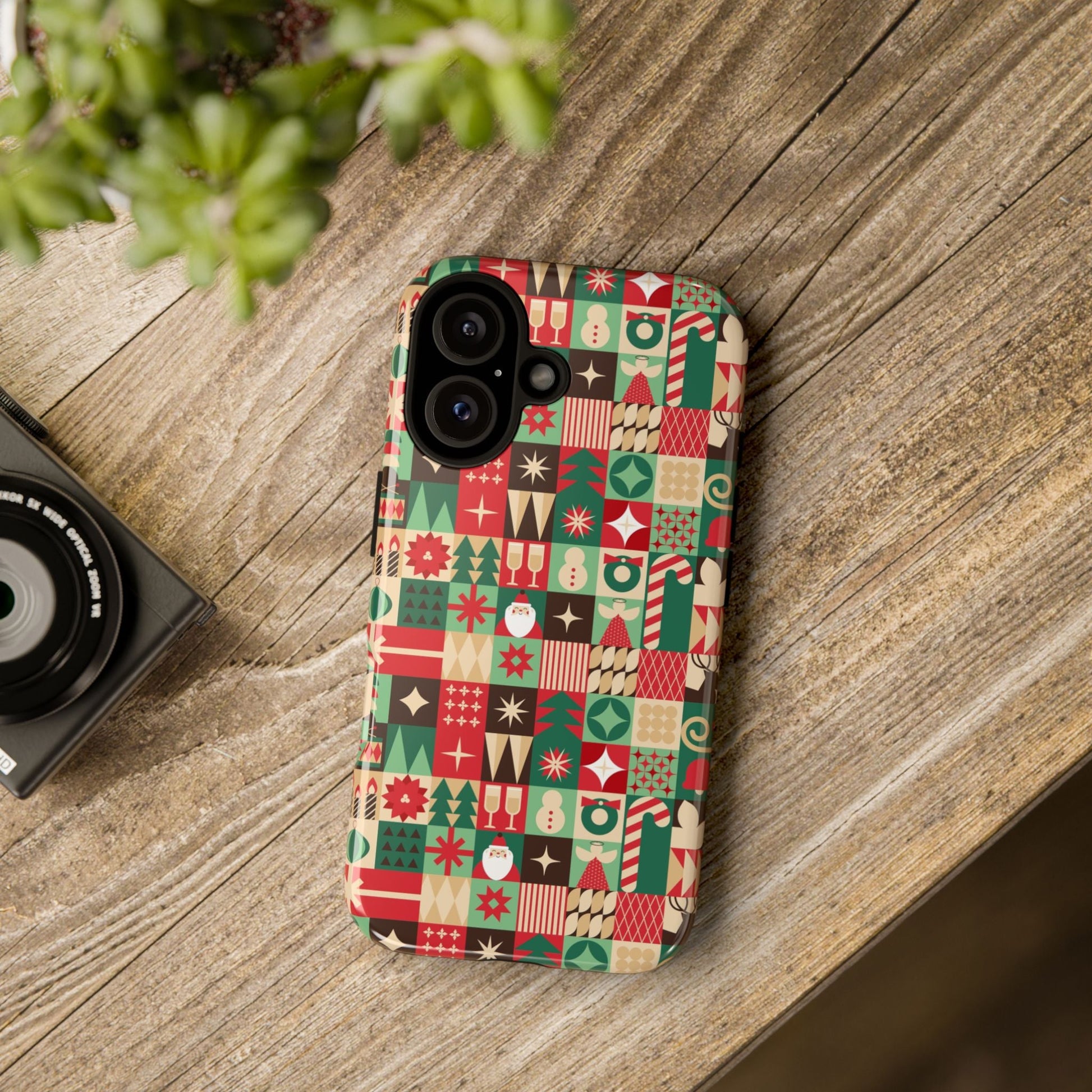Festive Phone Case - Holiday Patterns - MaisonThreadory