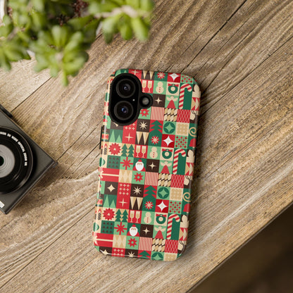 Festive Phone Case - Holiday Patterns - MaisonThreadory