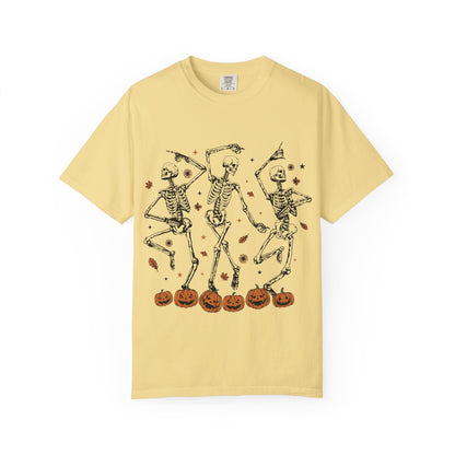 Spooky Skeleton Dance T-Shirt | Halloween, Fall Fashion, Unisex Tee, Graphic Shirt, Casual Wear - MaisonThreadory