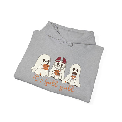 Fall - Themed Hooded Sweatshirt, Cozy Fall Hoodie, Unisex Halloween Apparel, Autumn Fashion Sweatshirt, Perfect Halloween Gift - MaisonThreadory