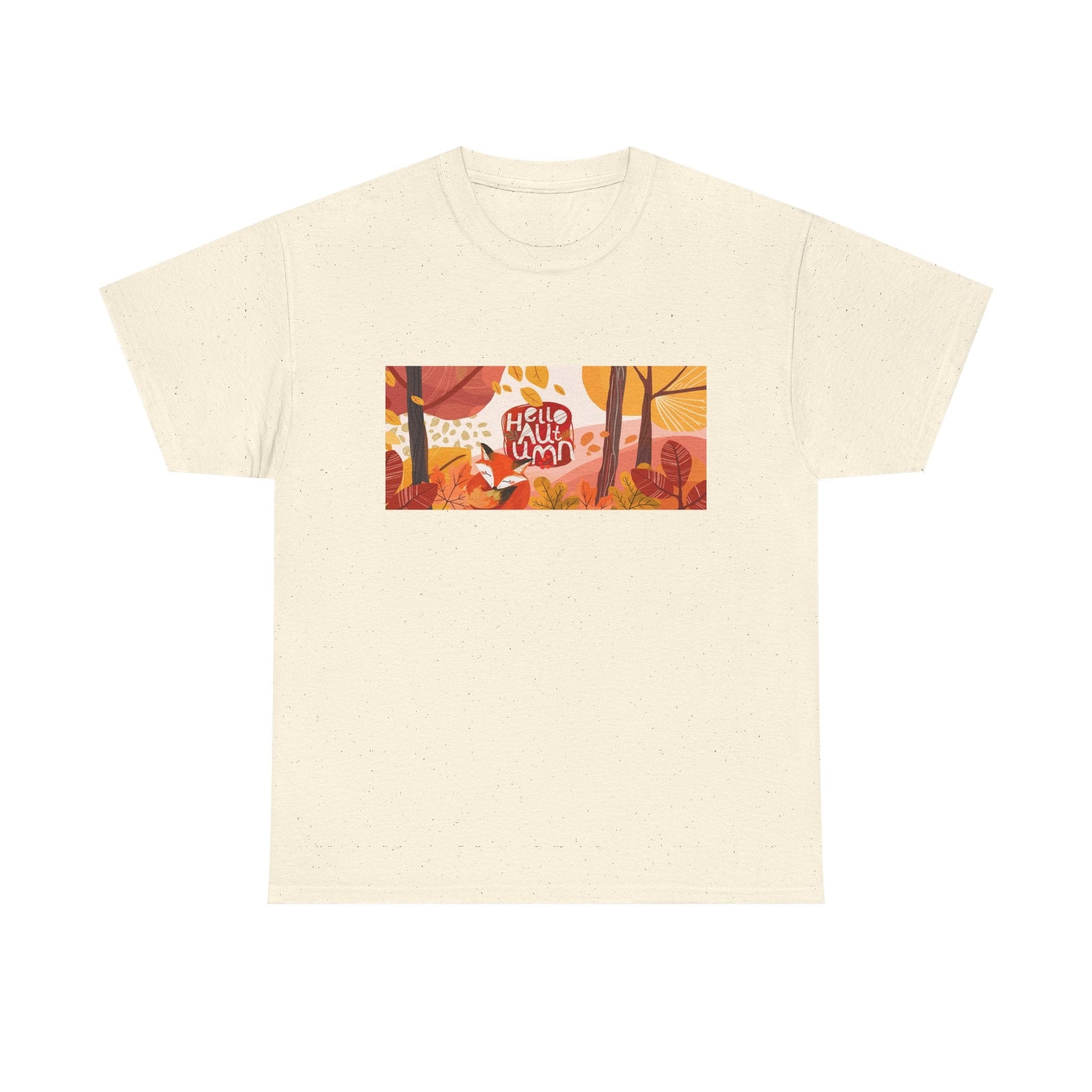 Autumn Vibes Tee, Cozy Fall Shirt, Unisex Harvest Cotton Tee, Seasonal Outfit, Perfect for Thanksgiving, Gifts for Nature Lovers - MaisonThreadory