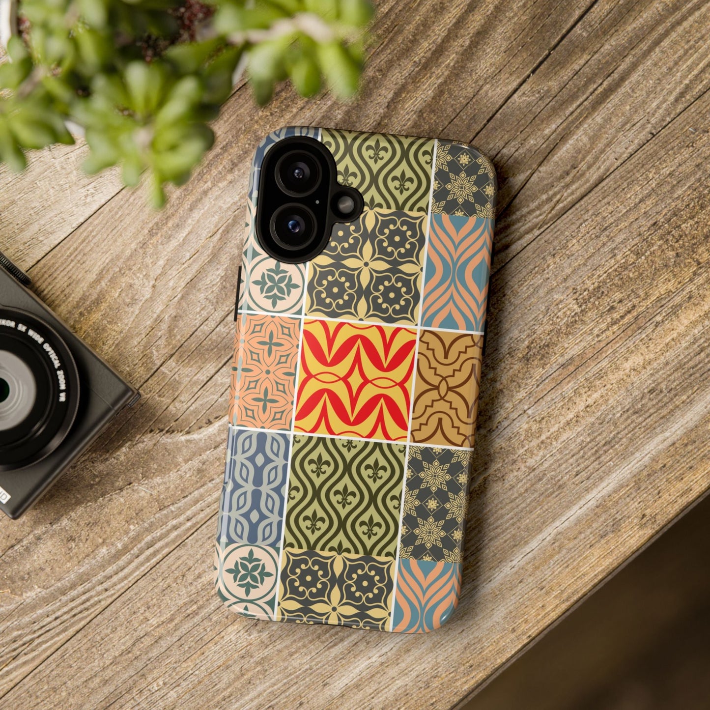Decorative Phone Cases, Unique Phone Cover, Stylish iPhone Case, Gift for Phone Lovers, Trendy Tech Accessories - MaisonThreadory