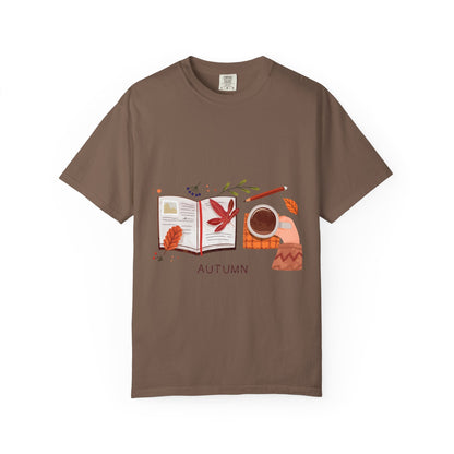 Autumn - Themed Unisex T-Shirt - Cozy Fall Tee, Perfect Gift for Thanksgiving, Casual Everyday Wear, Seasonal Fashion, Pumpkin Spice Vibes - MaisonThreadory