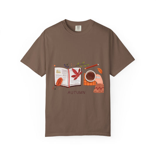 Autumn - Themed Unisex T-Shirt - Cozy Fall Tee, Perfect Gift for Thanksgiving, Casual Everyday Wear, Seasonal Fashion, Pumpkin Spice Vibes - MaisonThreadory